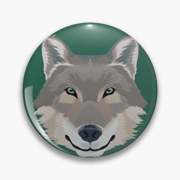 Item preview, White wolf with green blue eyes designed and sold by tayaan.