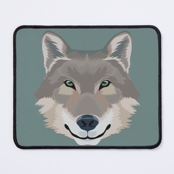 Item preview, White wolf with green blue eyes designed and sold by tayaan.