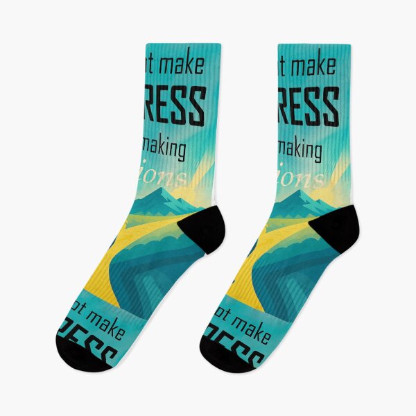 Item preview, You Cannot Make Progress Without Making Decisions – Motivational Quote for Growth Mindset designed and sold by ArtsyExplorer.