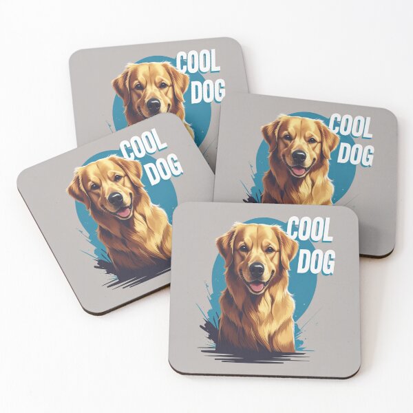Item preview, Cool Dog, a Golden Retriever designed and sold by Olberic.