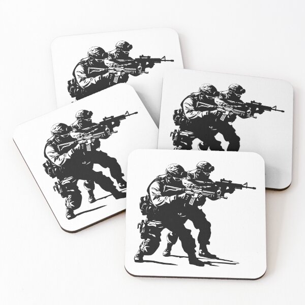 Item preview, US Police SWAT Tactical Team Army Unit Soldier Military Service  designed and sold by inkoutninja.