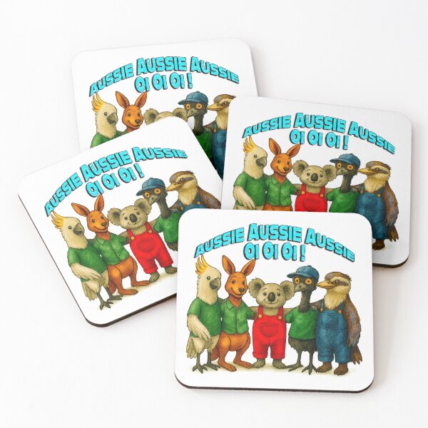 Item preview, Aussie Aussie Aussie Oi Oi Oi – Funny Australian Animal Mates Cartoon designed and sold by Michael van der Hoorn.
