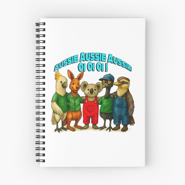 Item preview, Aussie Aussie Aussie Oi Oi Oi – Funny Australian Animal Mates Cartoon designed and sold by Michael van der Hoorn.