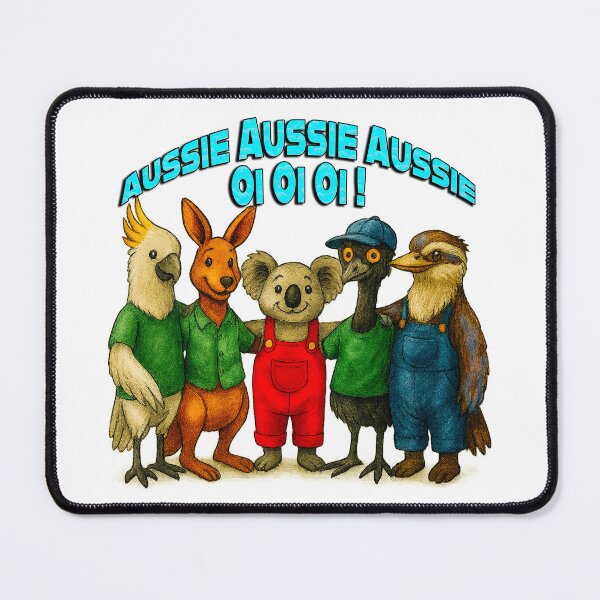Item preview, Aussie Aussie Aussie Oi Oi Oi – Funny Australian Animal Mates Cartoon designed and sold by Michael van der Hoorn.