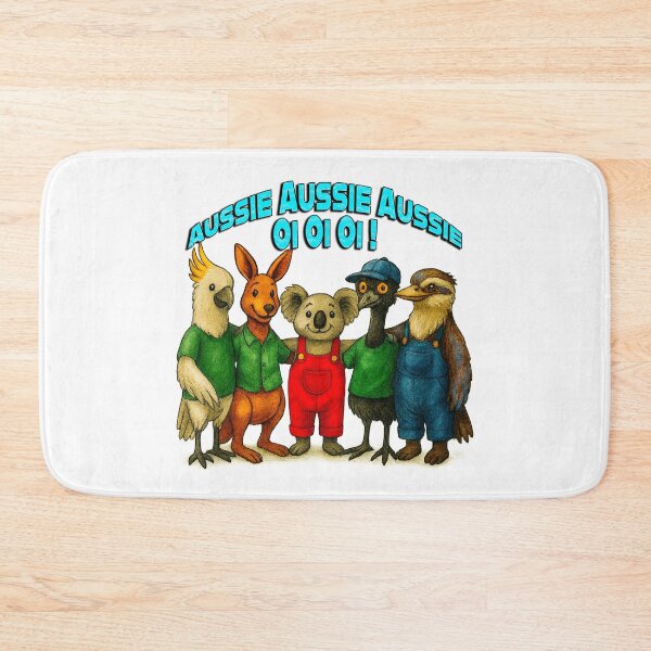 Item preview, Aussie Aussie Aussie Oi Oi Oi – Funny Australian Animal Mates Cartoon designed and sold by Michael van der Hoorn.
