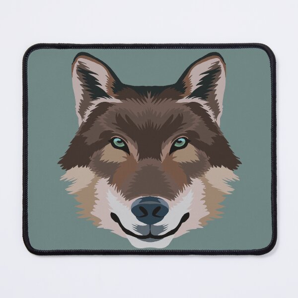 Item preview, Brown wolf staring with soulful eyes designed and sold by tayaan.