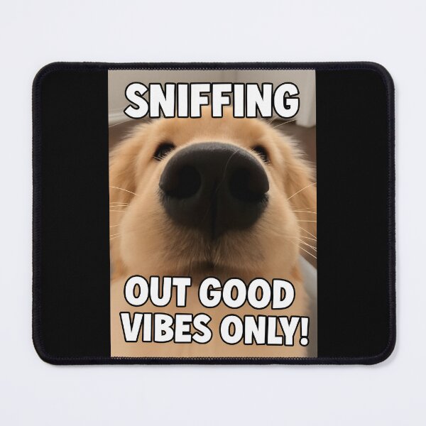 Item preview, Sniffing Out Good Vibes Only – Funny Dog Nose Close-Up Positive Vibes Design designed and sold by VinBasis.