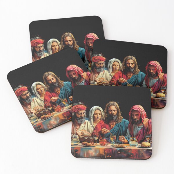 Item preview, The Last Supper Graffiti Style Religious Art Print - Jesus designed and sold by Art of Ngu.