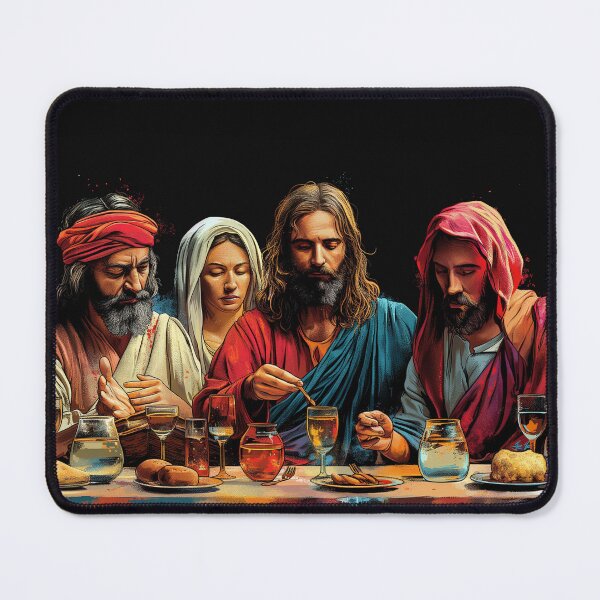 Item preview, The Last Supper Graffiti Style Religious Art Print - Jesus designed and sold by Art of Ngu.