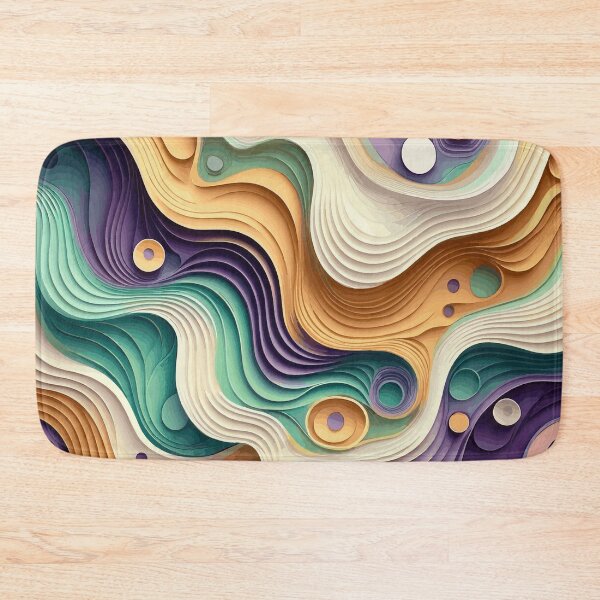 Item preview, Colorful Abstract Fibonacci Art 152 designed and sold by Vicky Brago-Mitchell®.