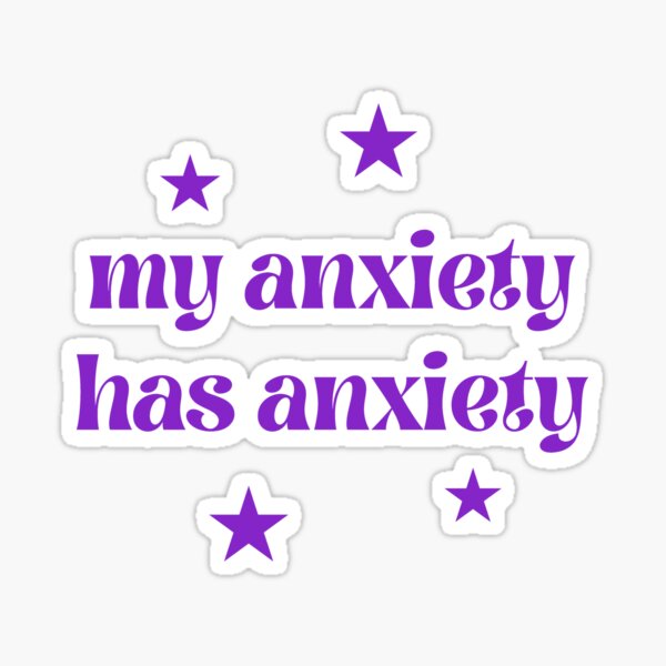 Item preview, My Anxiety Has Anxiety designed and sold by carpe diem doodles.