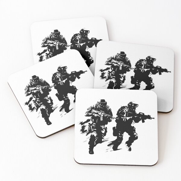 Item preview, US Police SWAT Tactical Team Army Unit Soldier Military Service  designed and sold by inkoutninja.