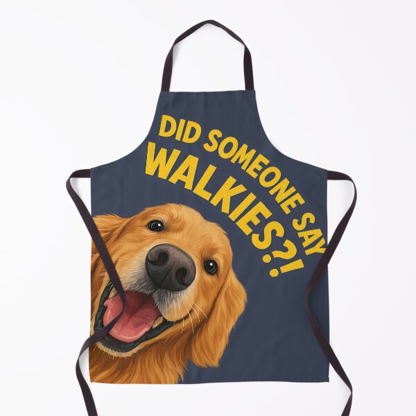 Item preview, Did Someone Say Walkies?! – Funny Happy Dog Lover Cartoon Design designed and sold by VinBasis.