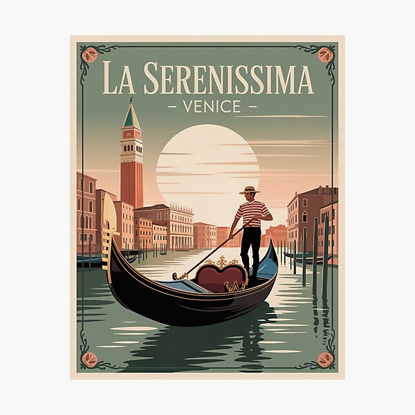 Aperçu de l'œuvre Venise, Italie créée et vendue par DD Fish.