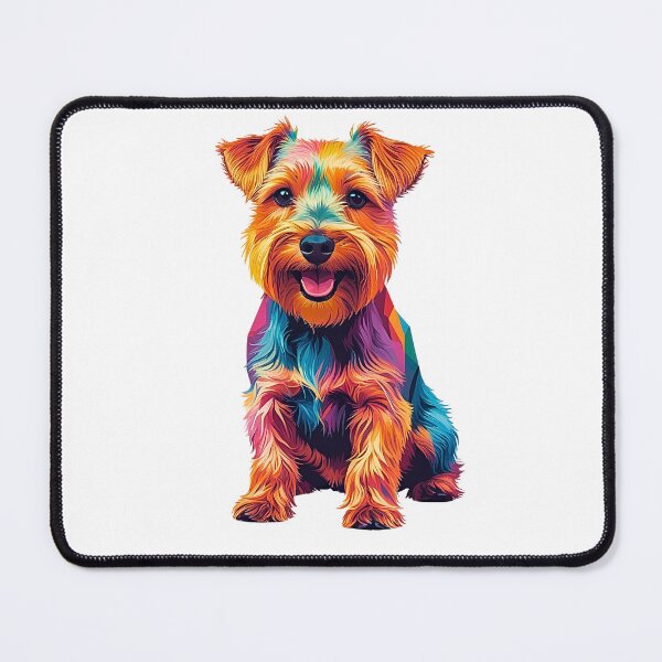 Item preview, Colorful Geometric Pop Art Wirehaired Terrier – Bold Modern Dog Design designed and sold by Fredster1966.