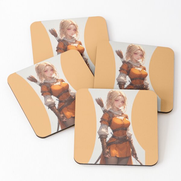Item preview, Anime Archer with Orange Outfit designed and sold by ArtsJulian.