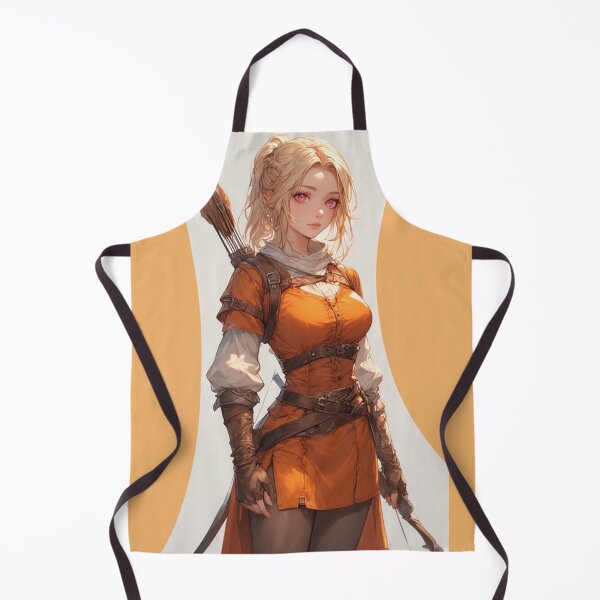 Item preview, Anime Archer with Orange Outfit designed and sold by ArtsJulian.
