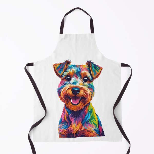 Item preview, Colorful Geometric Pop-Art Wirehaired Terrier – Bold Modern Dog Design designed and sold by Fredster1966.