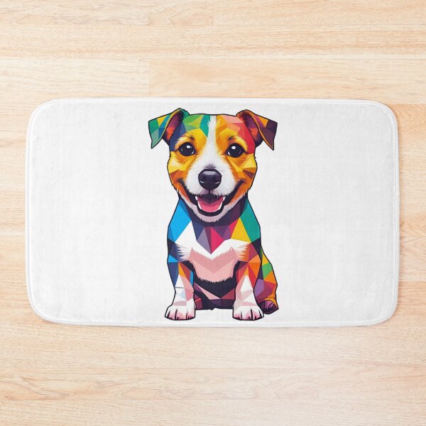 Item preview, Colorful Geometric Pop Art Jack Russell Terrier – Vibrant Modern Dog Art designed and sold by Fredster1966.