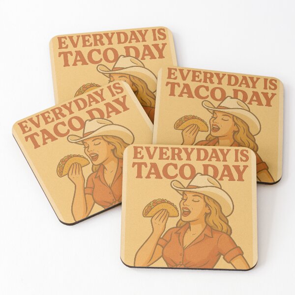 Item preview, sexy cowgirl posing with taco designed and sold by Mauswohn.