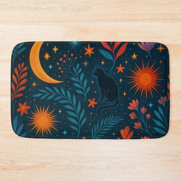 Item preview, Magic Night with Cats designed and sold by LoveWithYou.