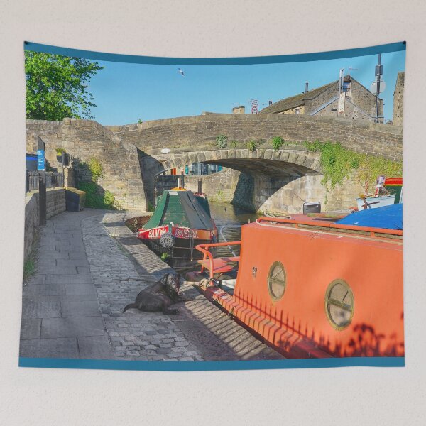 Item preview, Resting Dog Skipton Canal designed and sold by Alisonchambers2.