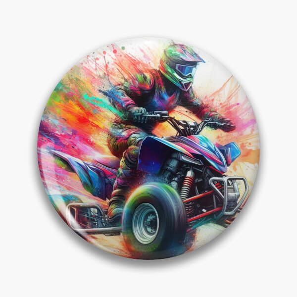 Item preview, Watercolor ATV quad designed and sold by paulrommer.