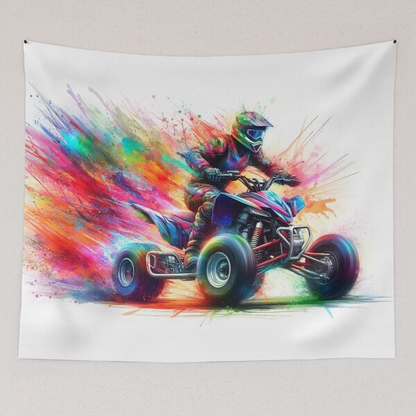 Item preview, Watercolor ATV quad designed and sold by paulrommer.