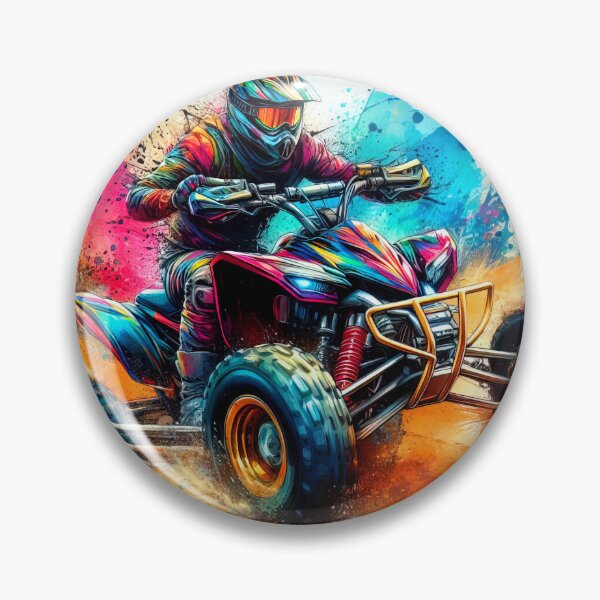 Item preview, Watercolor ATV quad designed and sold by paulrommer.