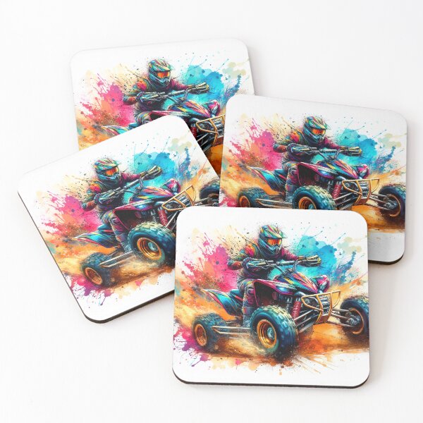 Item preview, Watercolor ATV quad designed and sold by paulrommer.
