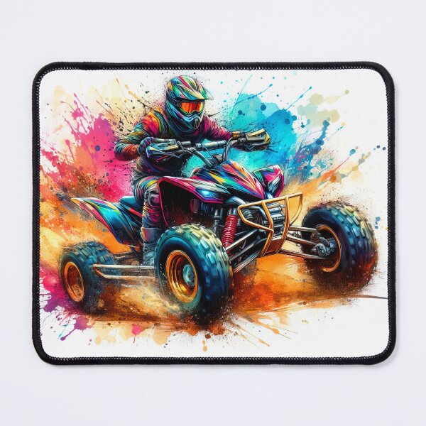 Item preview, Watercolor ATV quad designed and sold by paulrommer.