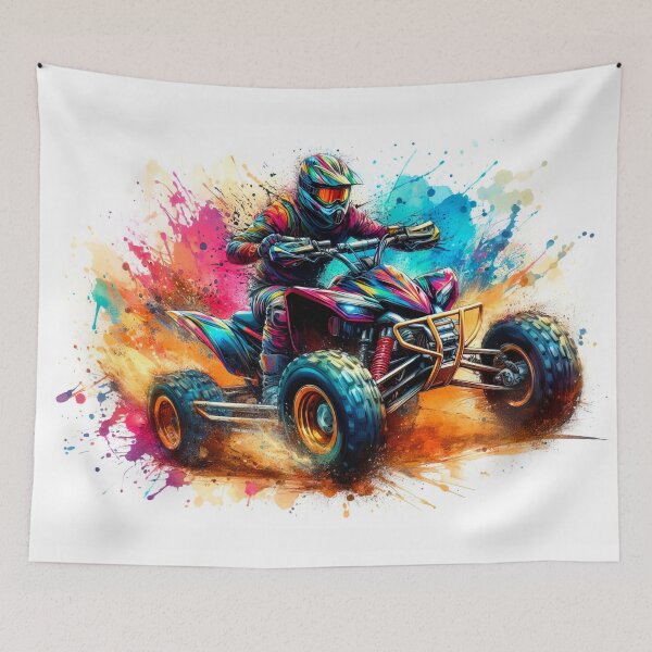 Item preview, Watercolor ATV quad designed and sold by paulrommer.