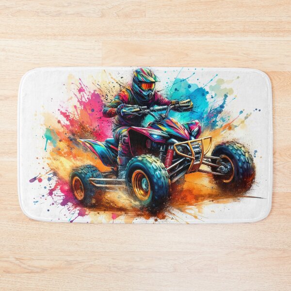 Item preview, Watercolor ATV quad designed and sold by paulrommer.