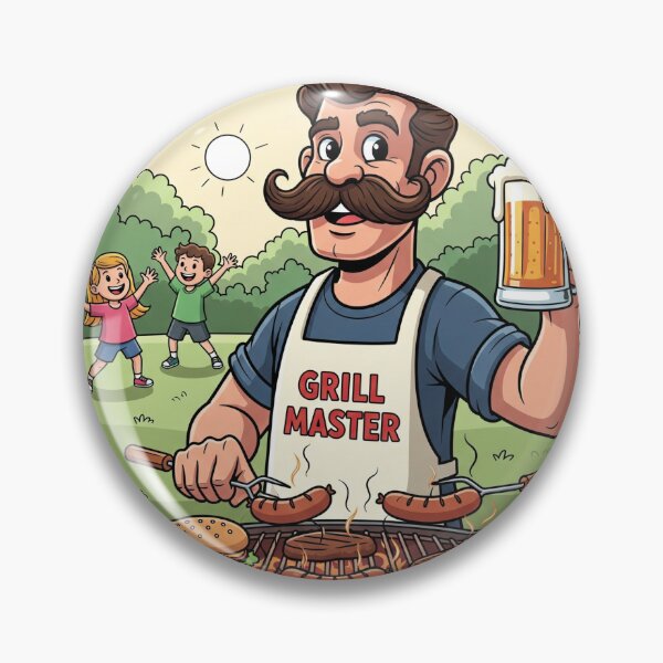 Artikelvorschau, Grillmeister Papa | Bester Papa Aller Zeiten BBQ-König Vatertag entworfen und verkauft von RehanInkDesigns.