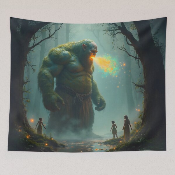 Item preview, The Fire Ogre Awakens designed and sold by PictureNZ.