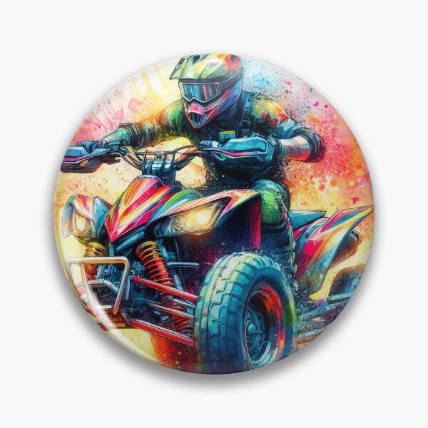 Item preview,  Watercolor ATV quad designed and sold by paulrommer.