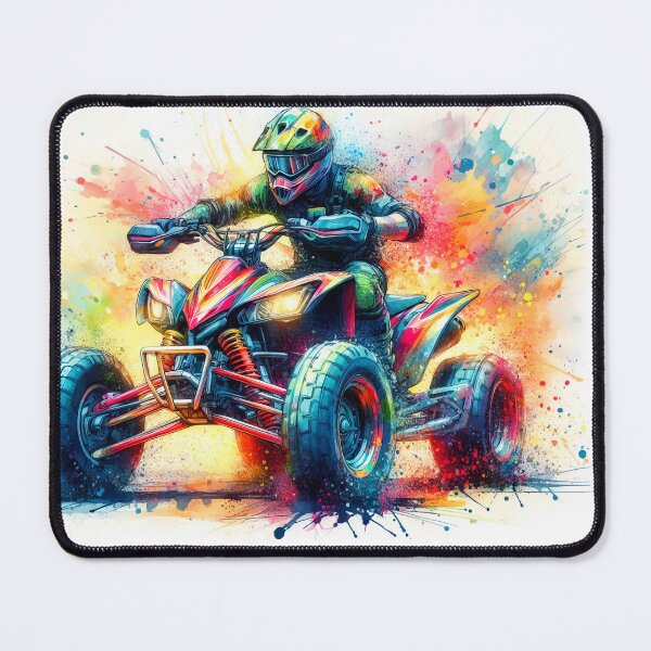 Item preview,  Watercolor ATV quad designed and sold by paulrommer.