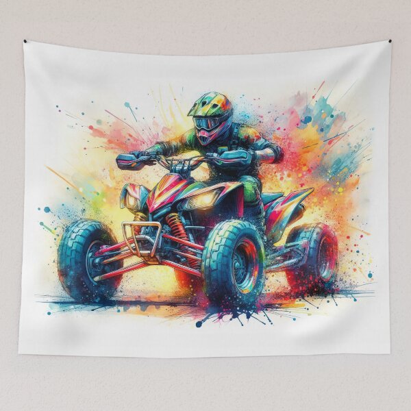 Item preview,  Watercolor ATV quad designed and sold by paulrommer.