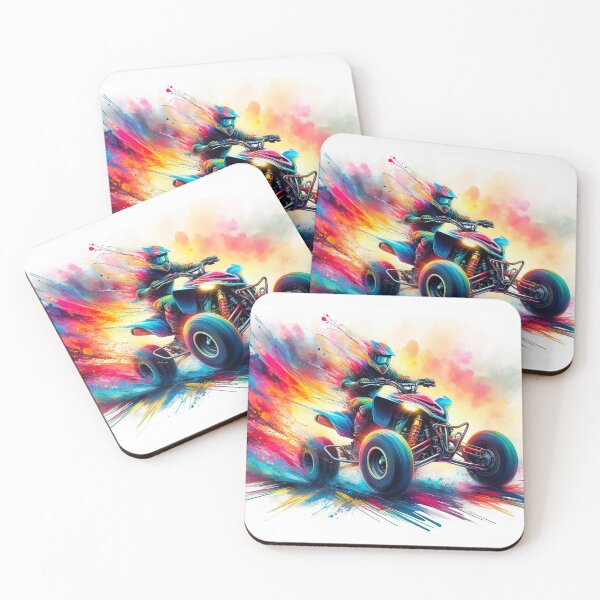 Item preview,  Watercolor ATV quad designed and sold by paulrommer.