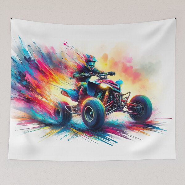 Item preview,  Watercolor ATV quad designed and sold by paulrommer.