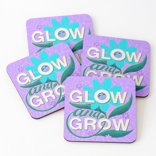 Item preview, Glow and Grow - Blue flower - Positive thoughts designed and sold by Kaushlydraw.