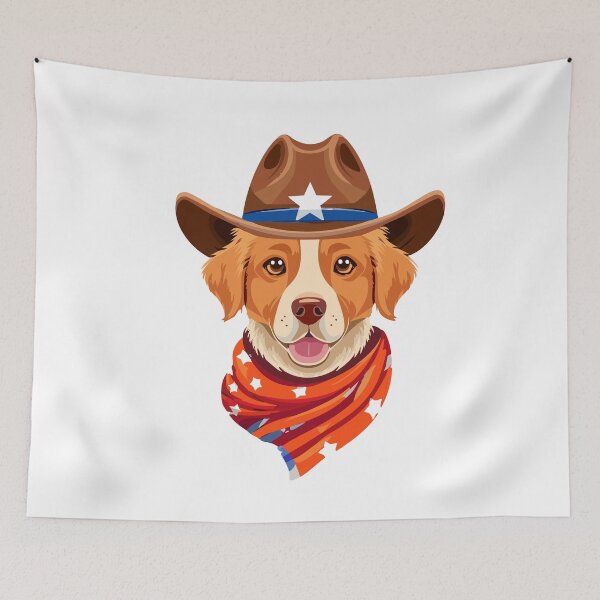 Item preview, Cowboy dog, dog, logo designed and sold by SUMA3000.