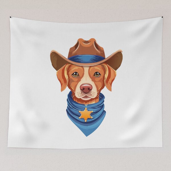 Item preview, Cowboy dog, dog, logo designed and sold by SUMA3000.