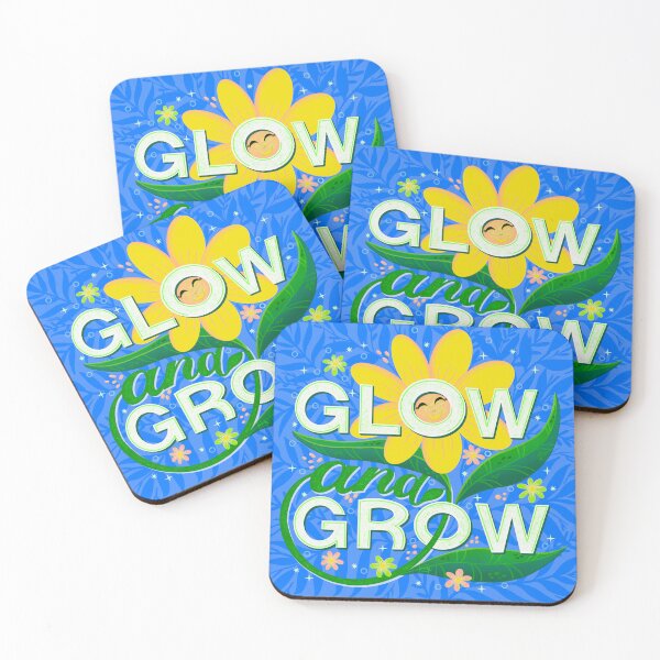 Item preview, Glow and Grow - yellow flower - Positive thoughts designed and sold by Kaushlydraw.
