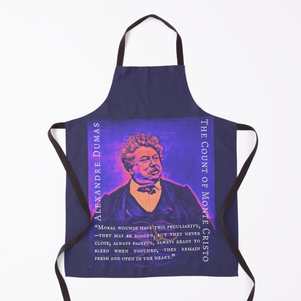 Item preview, Alexandre Dumas quote: Moral wounds have this peculiarity,—they may be hidden, but they never close; always painful, always ready to bleed when touched, designed and sold by artbleed.