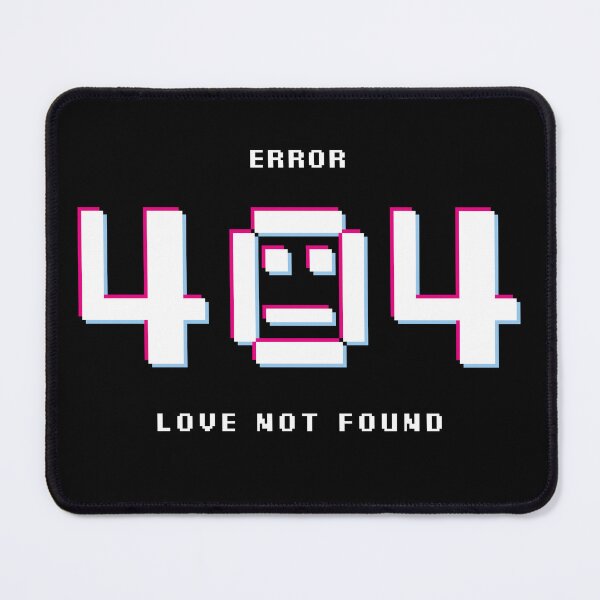 Item preview, Error 404 Love Not Found – Funny Retro Pixel Style T-Shirt designed and sold by Fritolive.