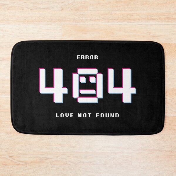 Item preview, Error 404 Love Not Found – Funny Retro Pixel Style T-Shirt designed and sold by Fritolive.