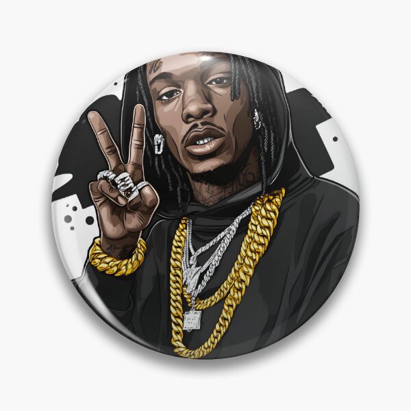 Item preview, Gold Chains & Peace - Street Rapper designed and sold by Ragil-Studio.