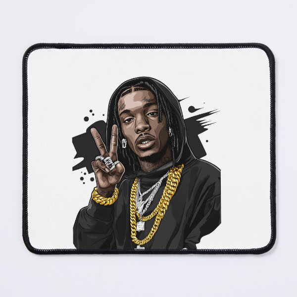 Item preview, Gold Chains & Peace - Street Rapper designed and sold by Ragil-Studio.