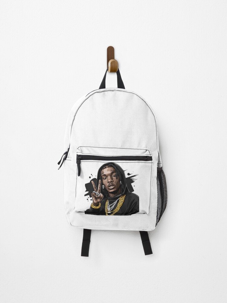 Thumbnail 1 of 3, Backpack, Gold Chains & Peace - Street Rapper designed and sold by Ragil-Studio.